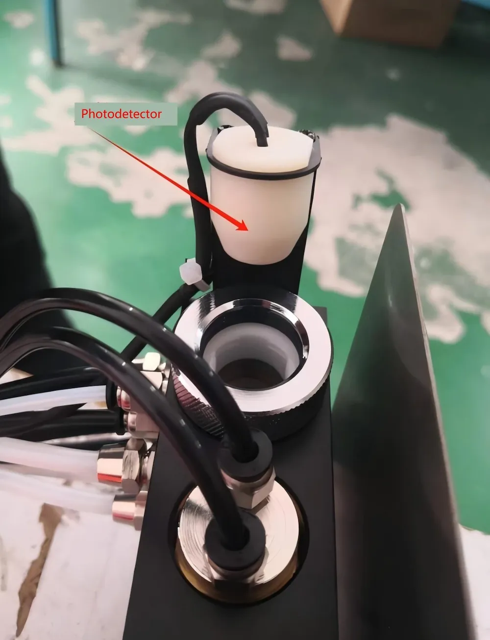 Background correction and temperature control