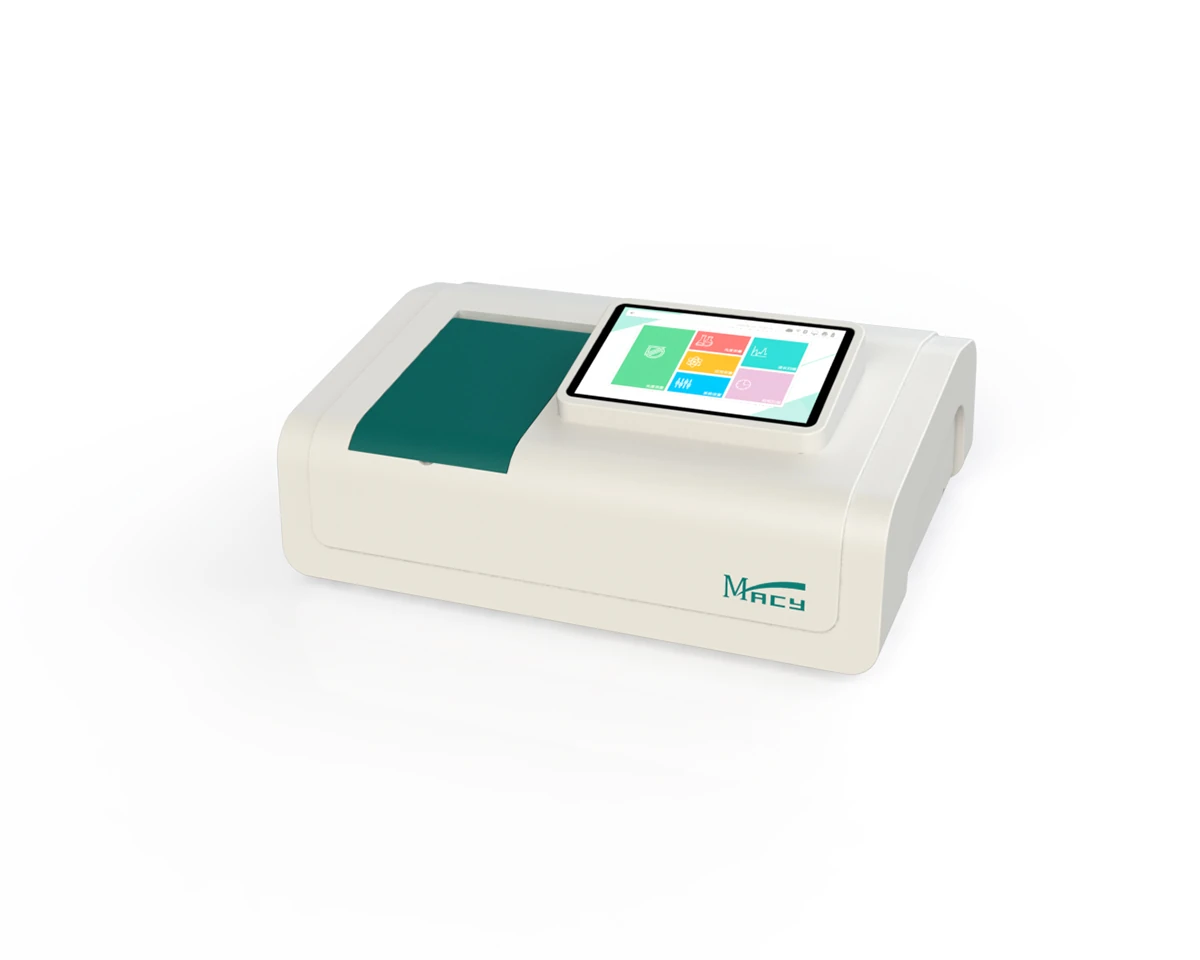 macylab uv vis spectrophotometer touchscreen interface